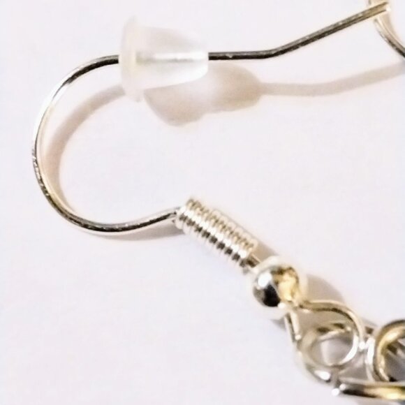 Halloween Candy skull Day of the Dead Dia De Muertos earrings - Picture 2 of 3